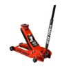 DAYTONA 3 Ton Low-Profile Superduty Floor Jack with RAPID PUMP, Sunburst Metallic Orange