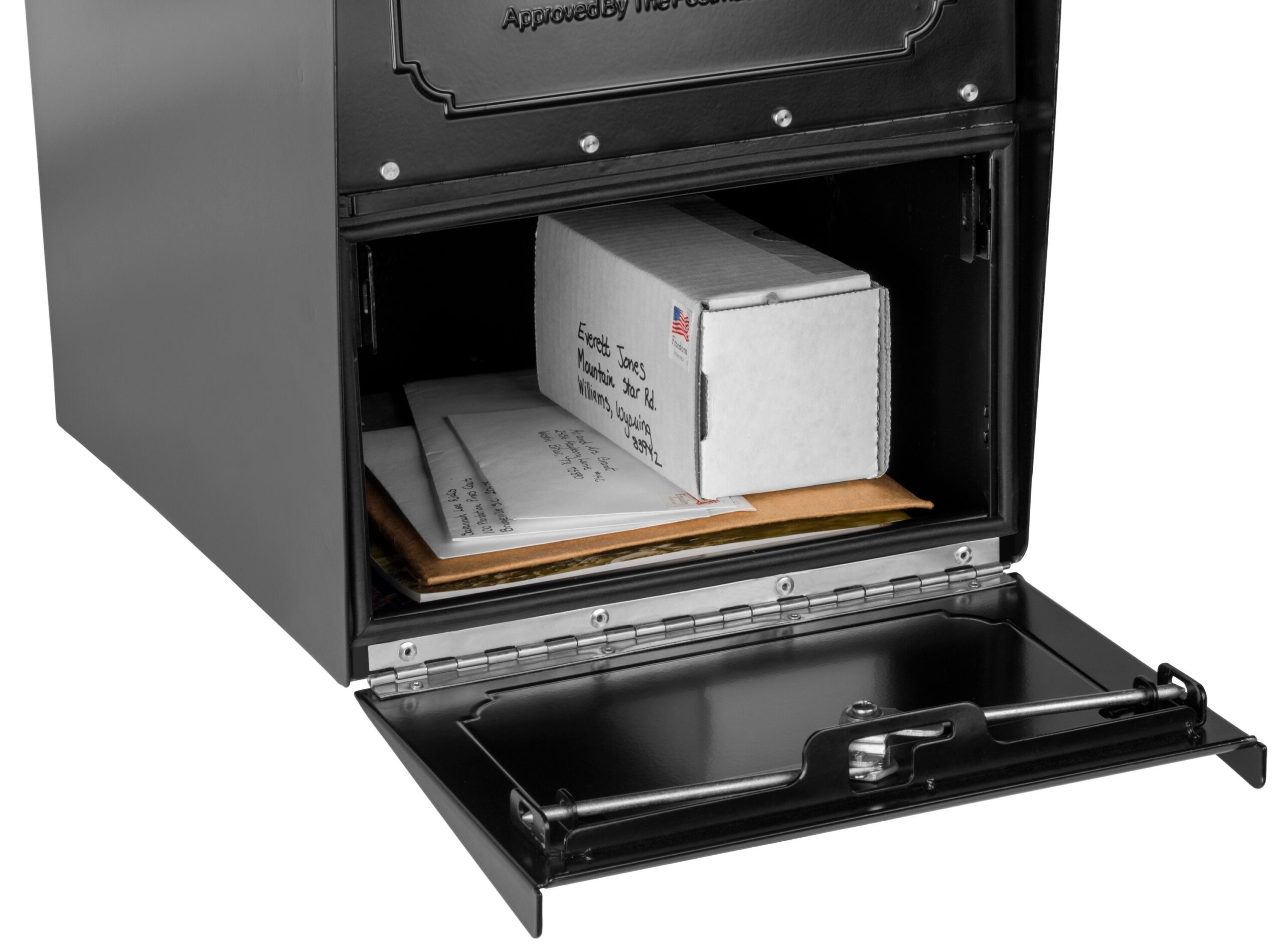 Architectural Mailboxes Oasis TriBolt Locking Metal Extra Large Mailbox Black - Image 2