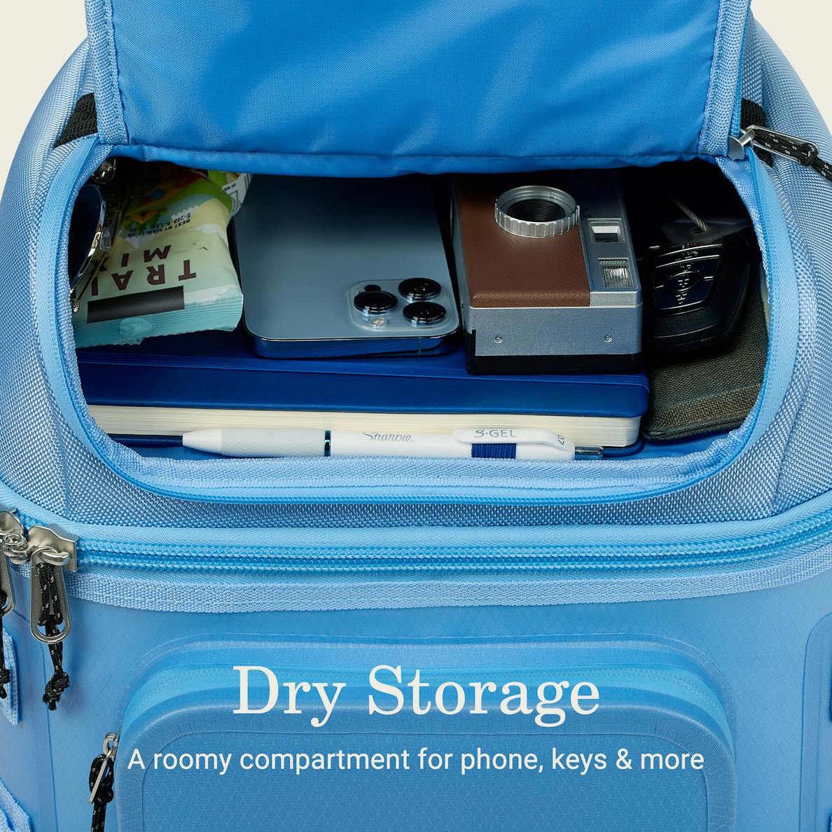 Coleman Pro 24-Can Soft Cooler, Blue Sky
