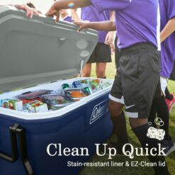 Coleman Classic Series 100-Quart Wheeled Cooler, Twilight