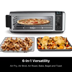 Ninja Foodi 6-in-1 Digital Air Fry, Large Toaster Oven, Flip-Away, SP080