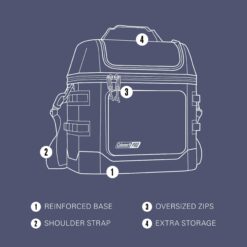 Coleman Pro 24-Can Soft Cooler, Neptune