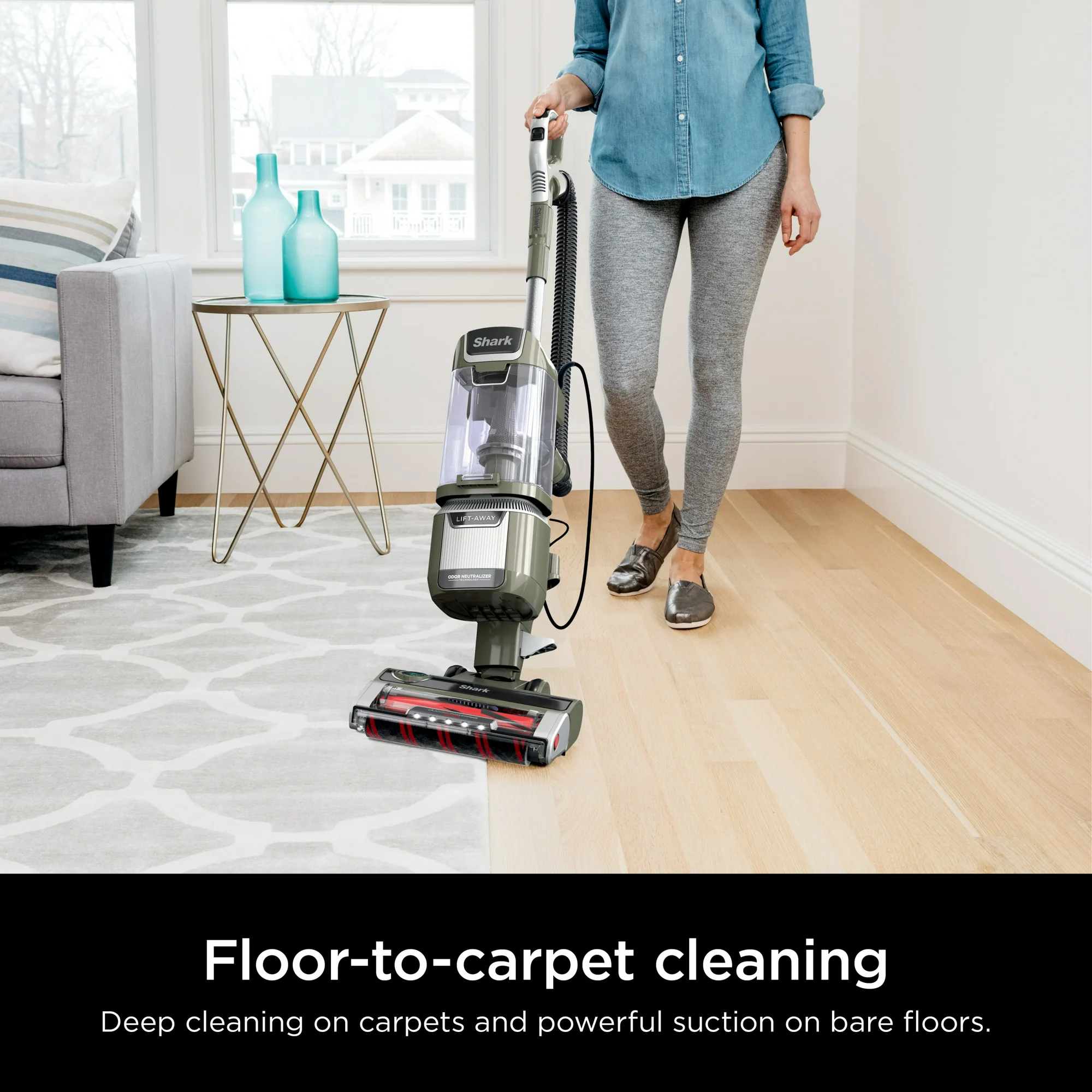 Shark Rotator Pet Lift-Away ADV Upright Vacuum with DuoClean PowerFins HairPro & Odor Neutralizer Technology