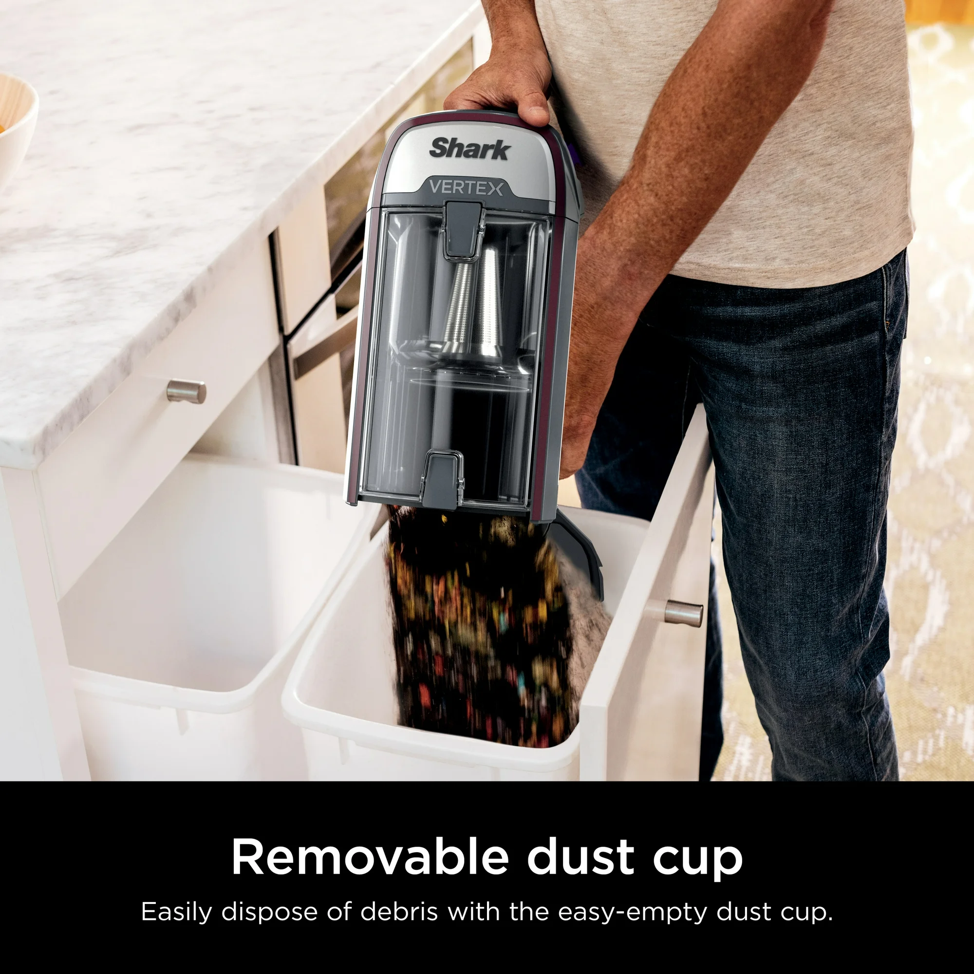 Shark Vertex DuoClean PowerFins Powered Lift-Away Upright Vacuum Cleaner with Self-Cleaning Brushroll, AZ1500WM
