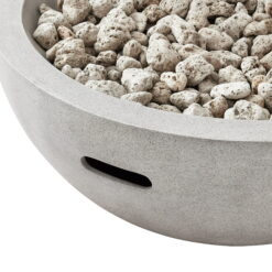 Better Homes & Gardens 36" Round 65,000 BTU Propane Faux Concrete Finish Fire Pit with Tank Hideaway