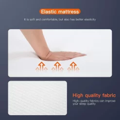 FDW Memory Foam Mattress 8 inch Twin Size Gel Mattress for Cool Sleep Pressure Relief CertiPUR-US Certified