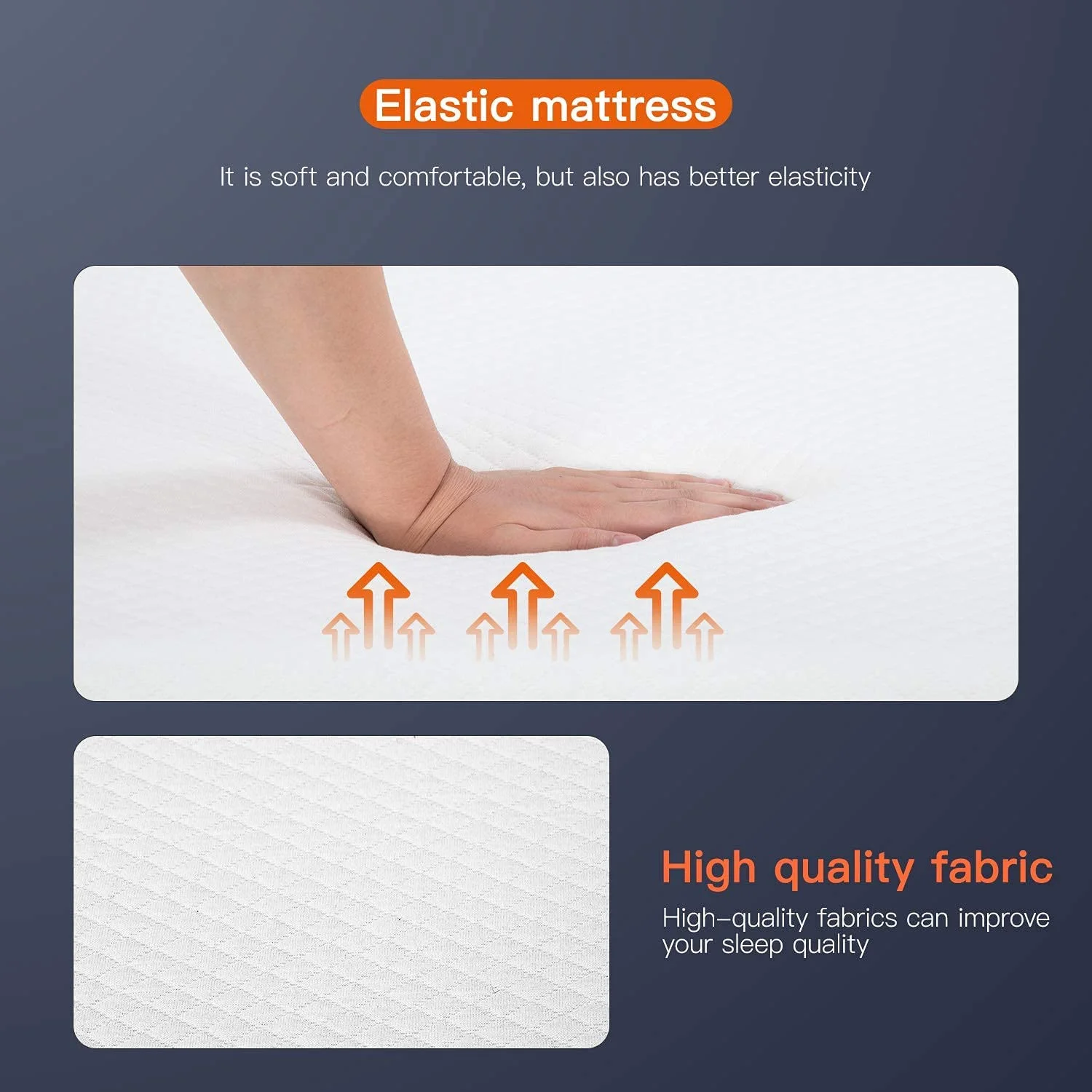FDW Memory Foam Mattress 8 inch Twin Size Gel Mattress for Cool Sleep Pressure Relief CertiPUR-US Certified
