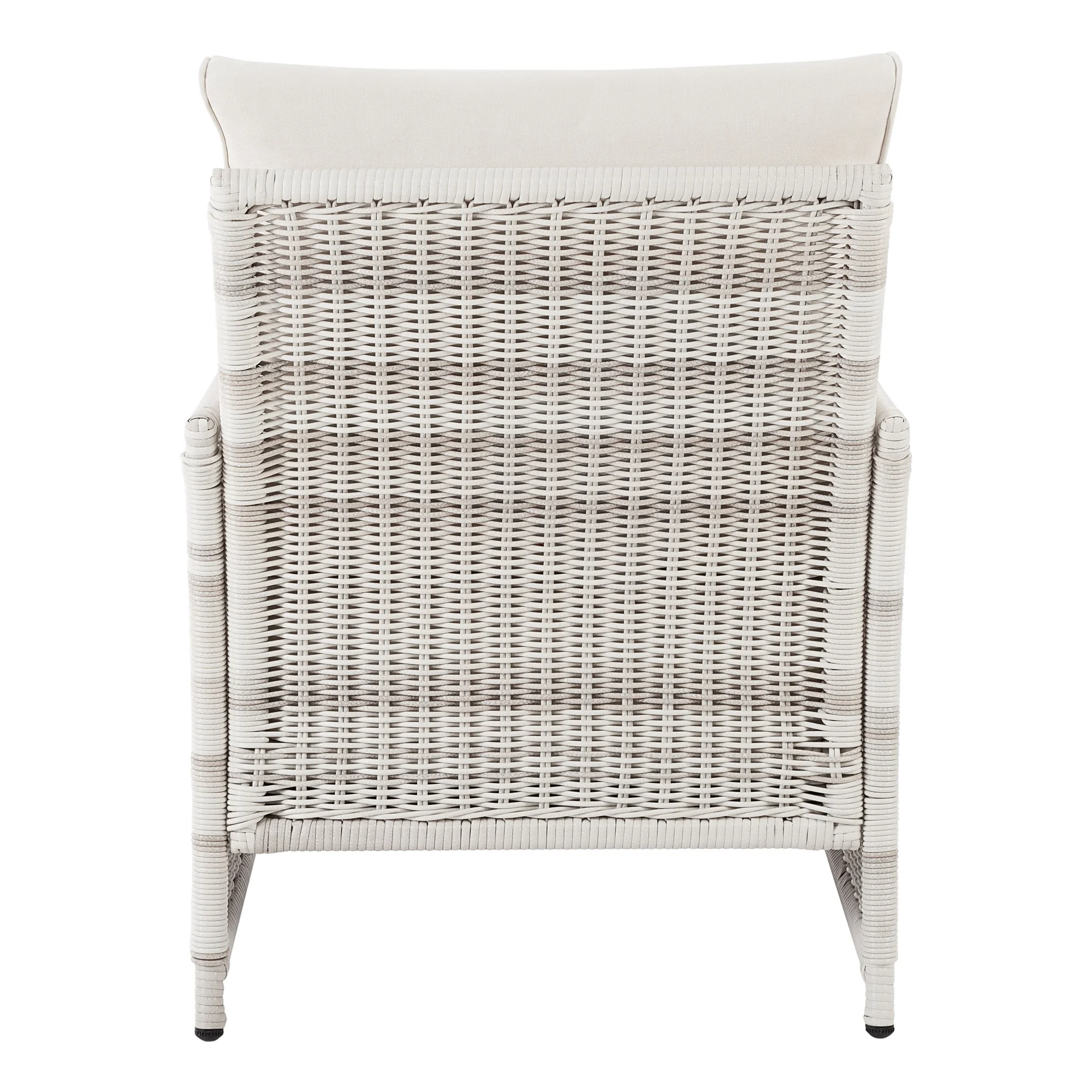 Better Homes & Gardens Paige Outdoor Wicker Stationary Lounge Chairs, Set of 2, White