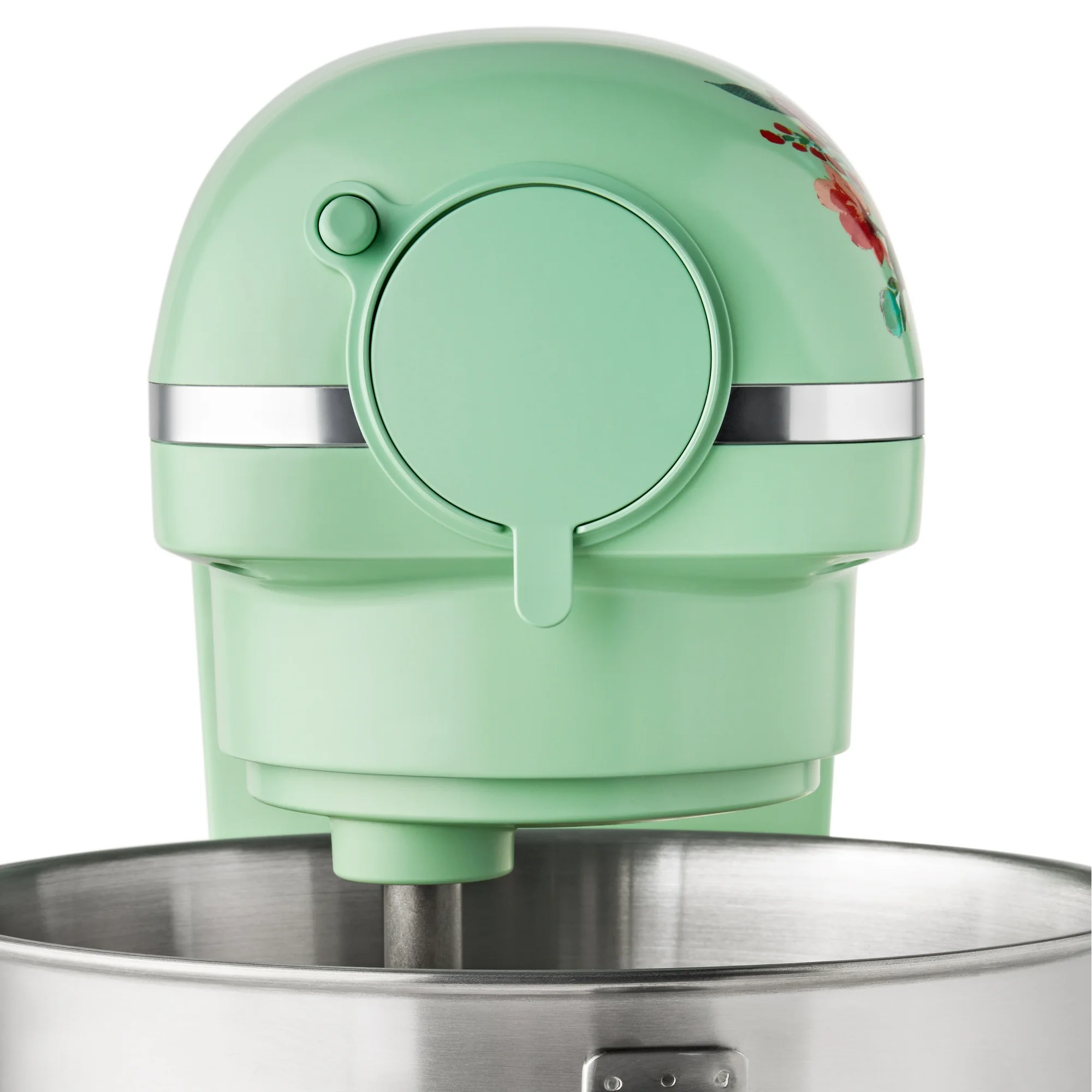 The Pioneer Woman 5 Quart 600W 6-Speed Professional Stand Mixer with Beater, Dough Hook and Whisk-Painted Meadow