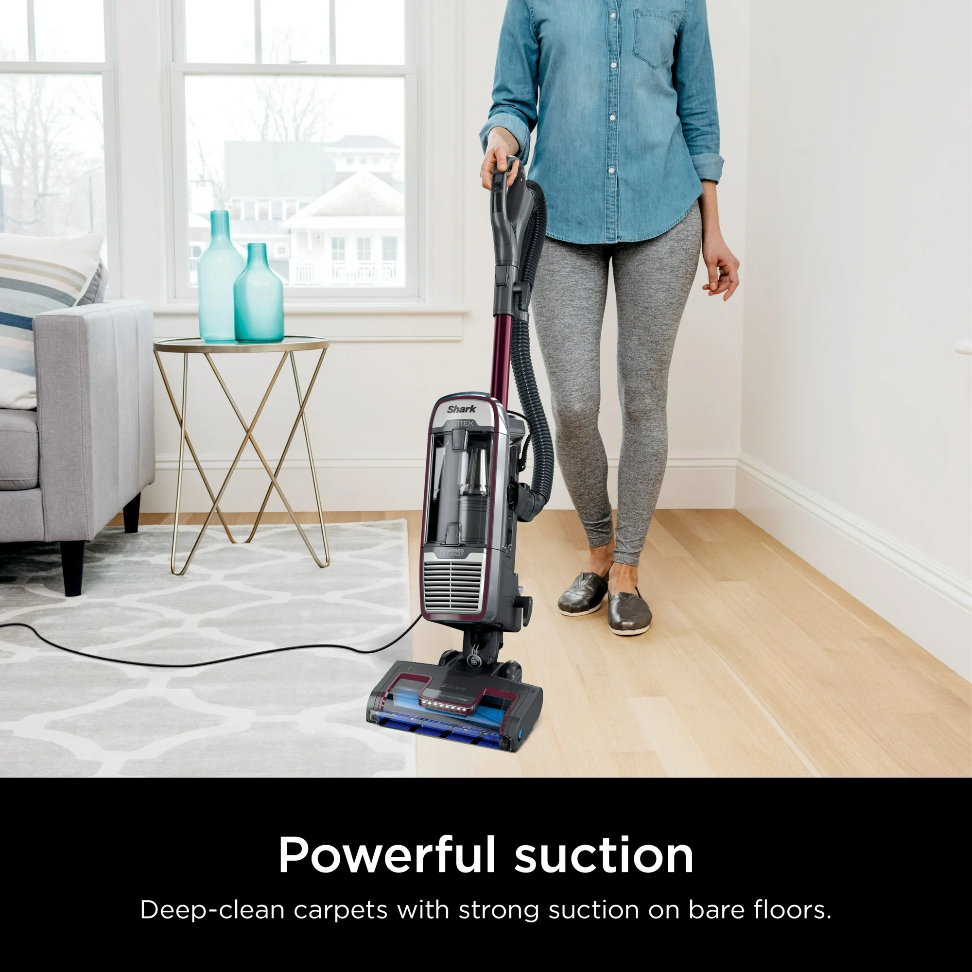 Shark Vertex DuoClean PowerFins Powered Lift-Away Upright Vacuum Cleaner with Self-Cleaning Brushroll, AZ1500WM