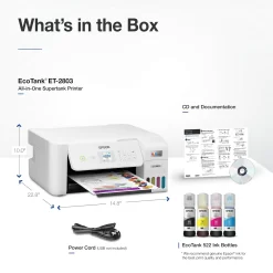 Epson EcoTank ET-2803 Wireless All-in-One Cartridge - Free Printer