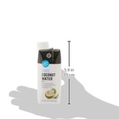 Happy Belly Coconut Water, 11.2 fl oz (Pack of 24)