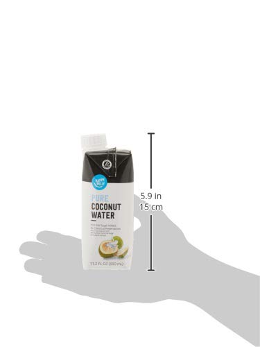 Happy Belly Coconut Water, 11.2 fl oz (Pack of 24)