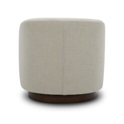 Better Homes & Gardens Bradford Wooden Base Modern Swivel Chair, Linen
