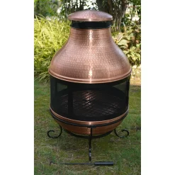 Better Homes & Gardens Wood-Burning Copper Chiminea Fire Pit