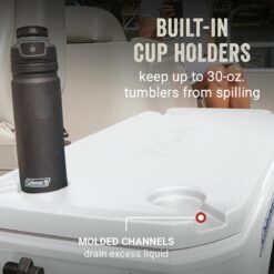 Coleman Classic Series 100-Quart Marine Wheeled Cooler