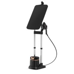 Rowenta IXEO Steamer for Clothes with Ironing Board 65 Inches 45 Second Heatup, 1 Liter Capacity 1500 Watts Ironing,Black