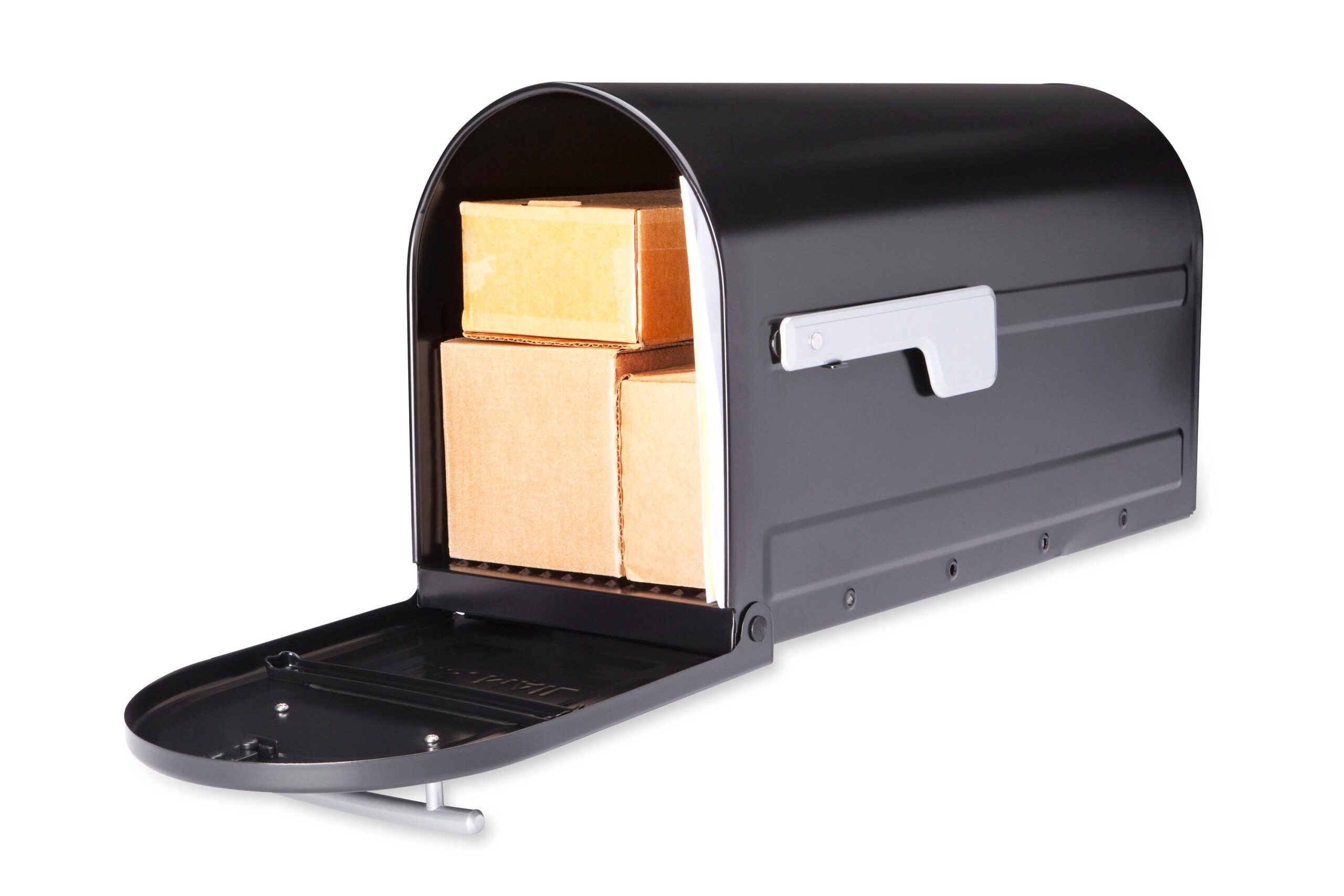 Architectural Mailboxes Boulder Metal Large Mailbox Black - Image 2