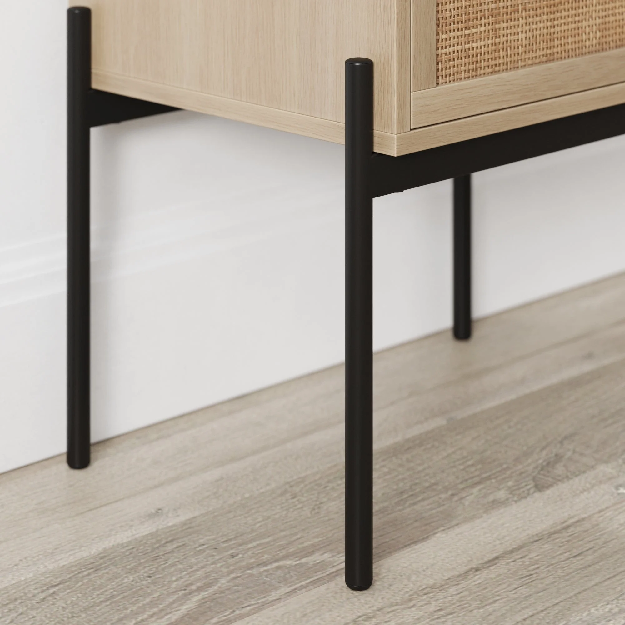 Nathan James Andrew Side Table with 2 Drawers