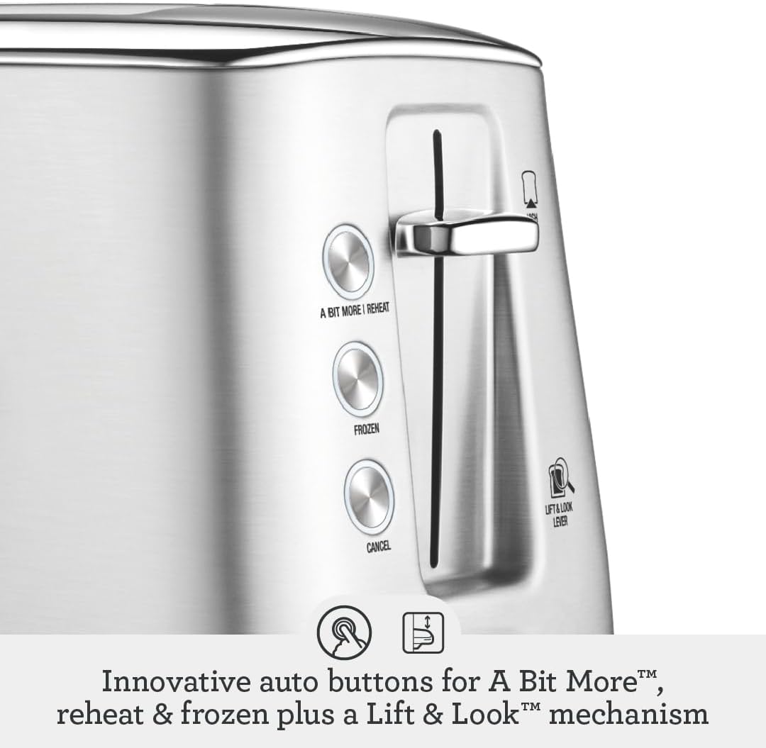 Breville 2 Slice Luxe Toaster BTA735RCH, Royal Champagne