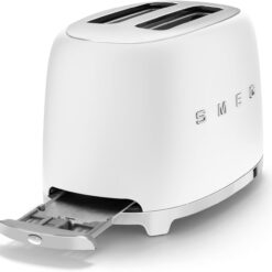 SMEG 50's Retro Style 2 Slice Toaster, White