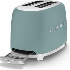 SMEG 50's Retro Style 2 Slice Toaster, Emerald Green