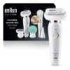Braun Epilator Silk-épil 9 Flex 9-300 Beauty Set, Facial Hair Removal for Women, Hair Removal Device, Shaver & Trimmer