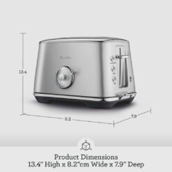Breville 2 Slice Luxe Toaster BTA735RCH, Royal Champagne