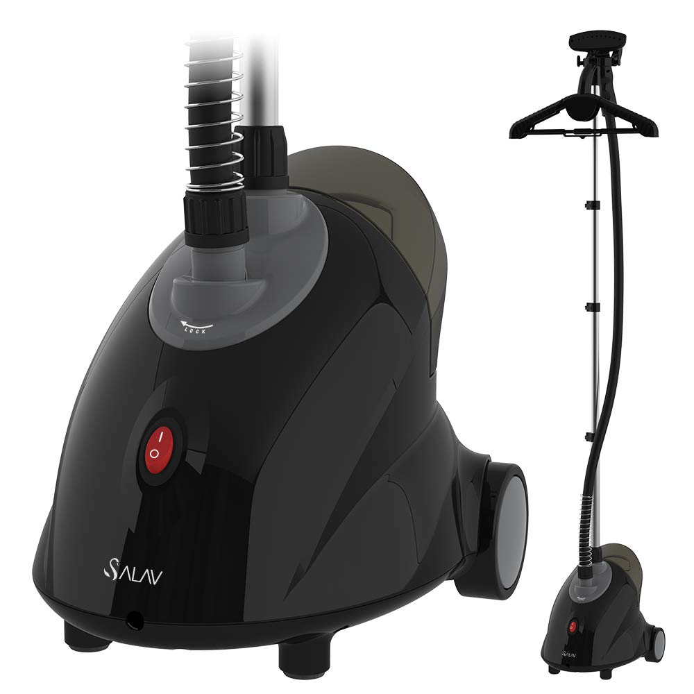 SALAV GS18-DJ Standing Garment Steamer with Roll Wheels for Easy Movement, 1500 watts