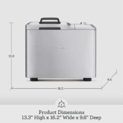 Breville Custom Loaf Bread Maker BBM800XL, Brushed Stainless Steel