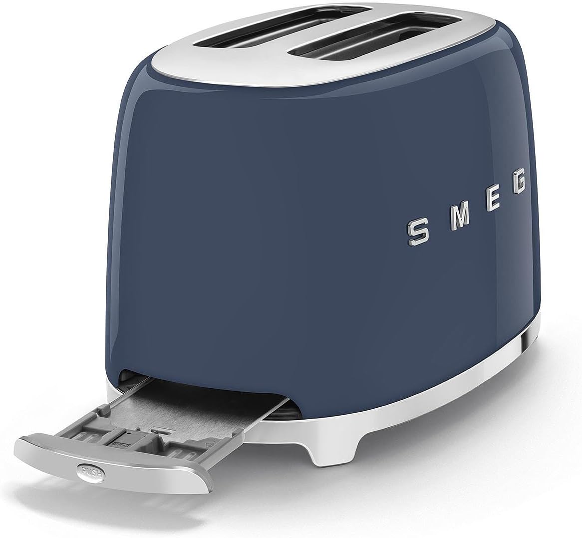 SMEG 50's Retro Style 2 Slice Toaster, Navy