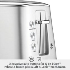 Breville Luxe Toaster 2 Slice BTA735BSS, Brushed Stainless Steel