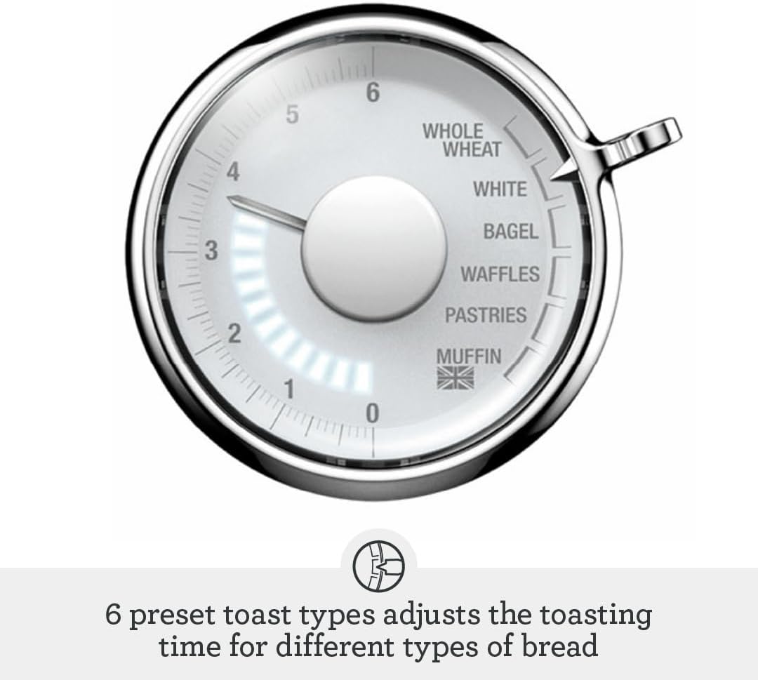 Breville Luxe Toaster 2 Slice BTA735BTR, Black Truffle