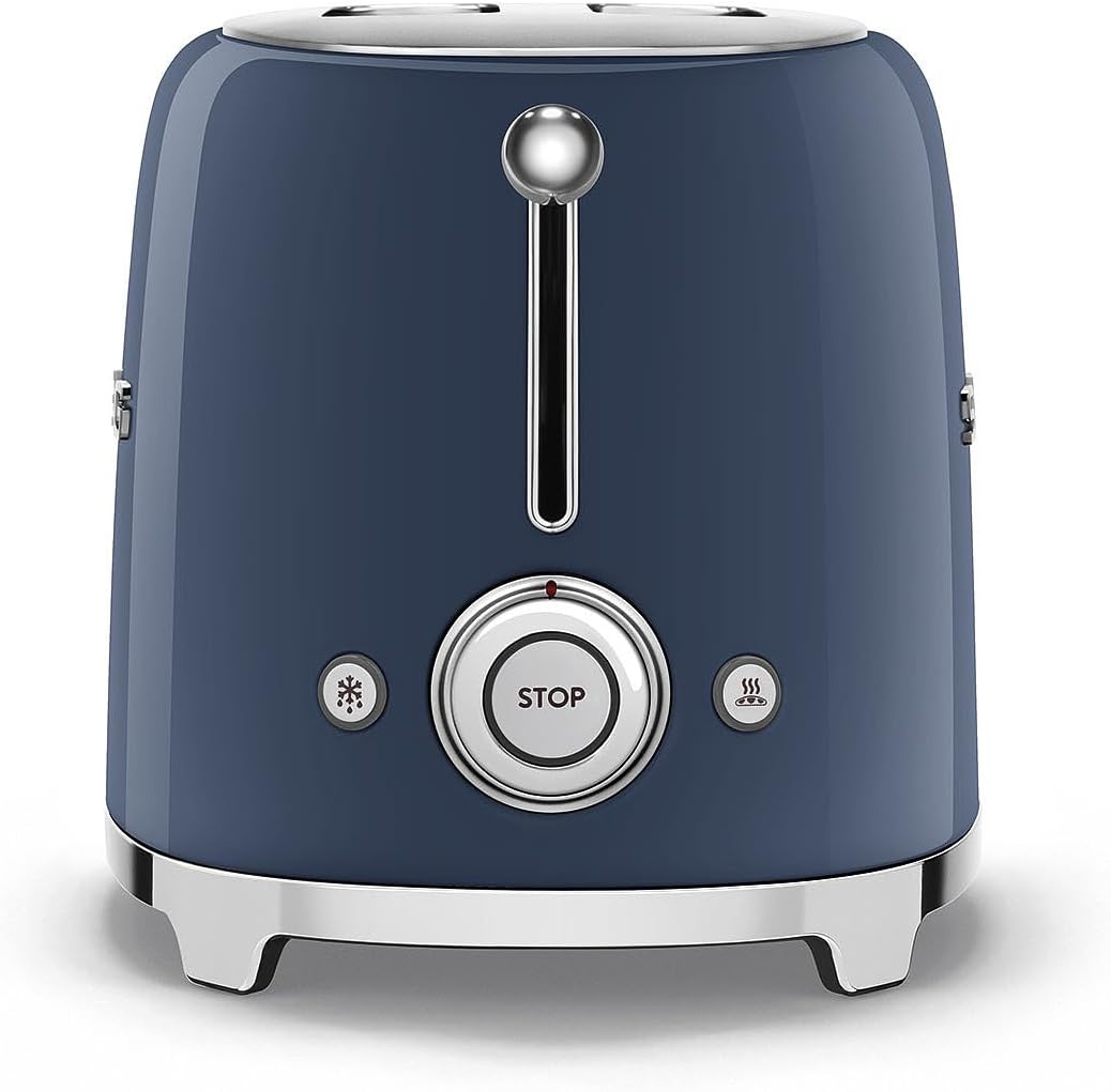 SMEG 50's Retro Style 2 Slice Toaster, Navy