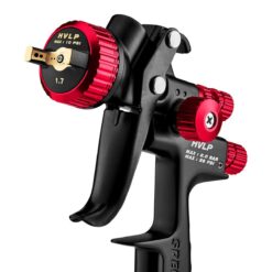 BLACK WIDOW BY SPECTRUM Professional HVLP Gravity Feed Paint Sprayers with Side Fan Control