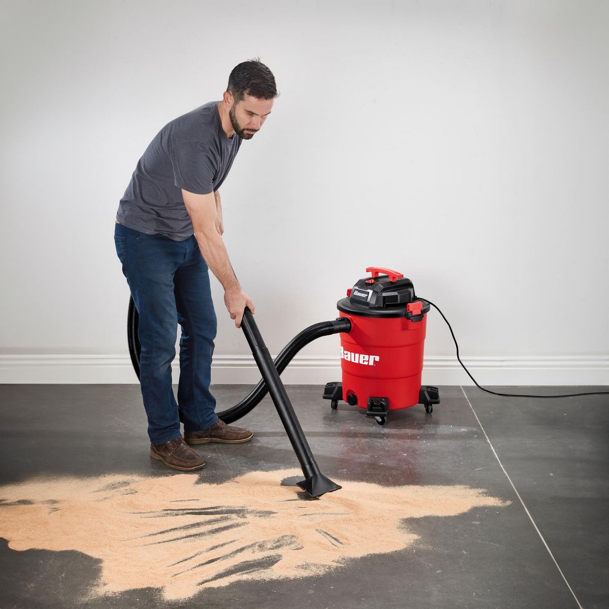 BAUER 14 Gallon Wet/Dry Vacuum