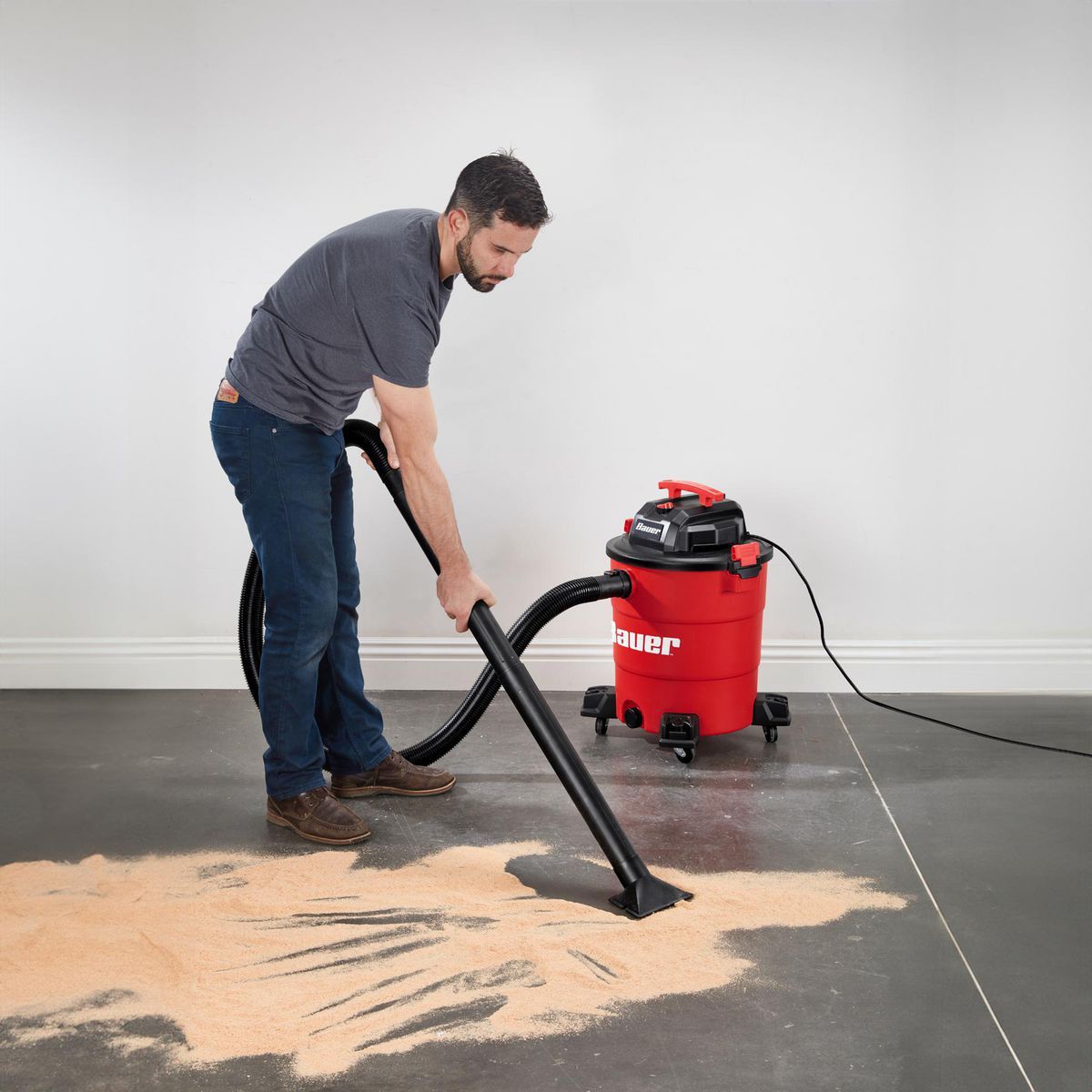 BAUER 14 Gallon Wet/Dry Vacuum