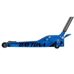 DAYTONA 3 Ton Long-Reach Low-Profile Professional Floor Jack with RAPID PUMP, Blue