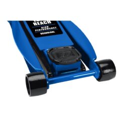 DAYTONA 3 Ton Long-Reach Low-Profile Professional Floor Jack with RAPID PUMP, Blue