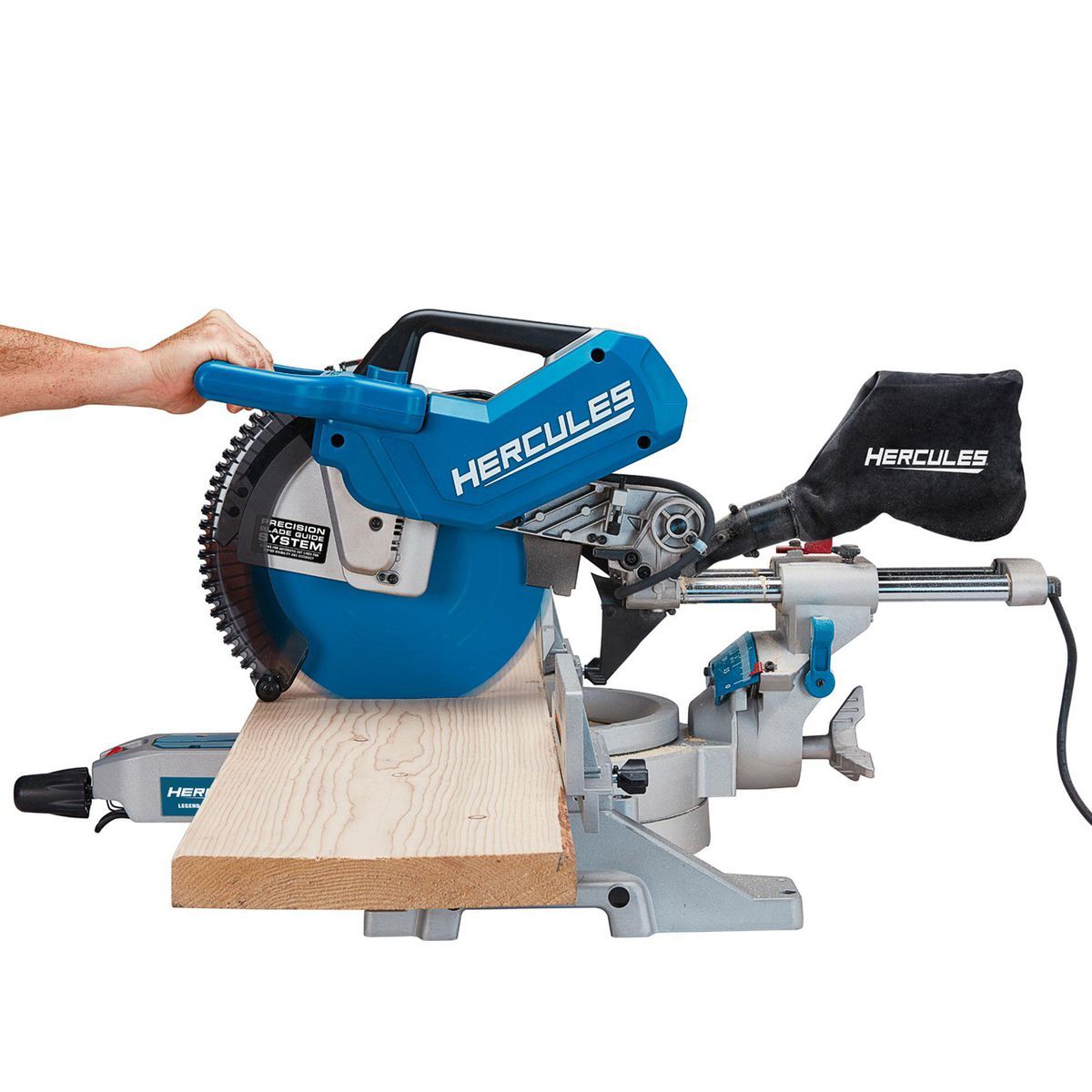 HERCULES 12 in. Dual-Bevel Sliding Compound Miter Saw with Precision LED Shadow Guide