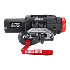 BADLAND APEX 5500 lb. UTV Short-Drum Winch with Synthetic Rope