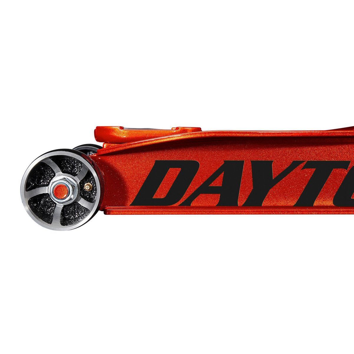 DAYTONA 3 Ton Low-Profile Superduty Floor Jack with RAPID PUMP, Sunburst Metallic Orange