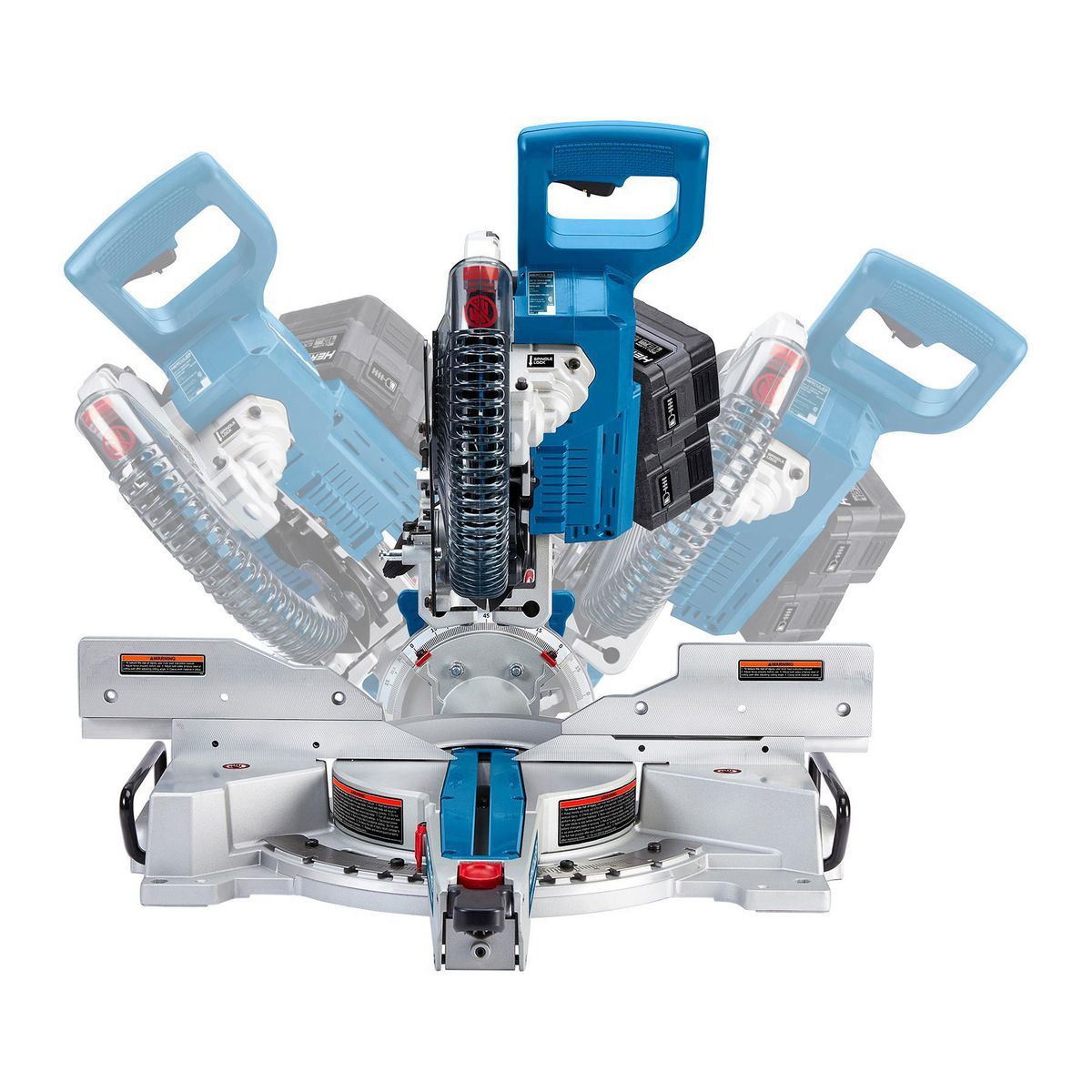 HERCULES 20V Brushless Cordless 10 in. Dual-Bevel Sliding Compound Miter Saw - Tool Only