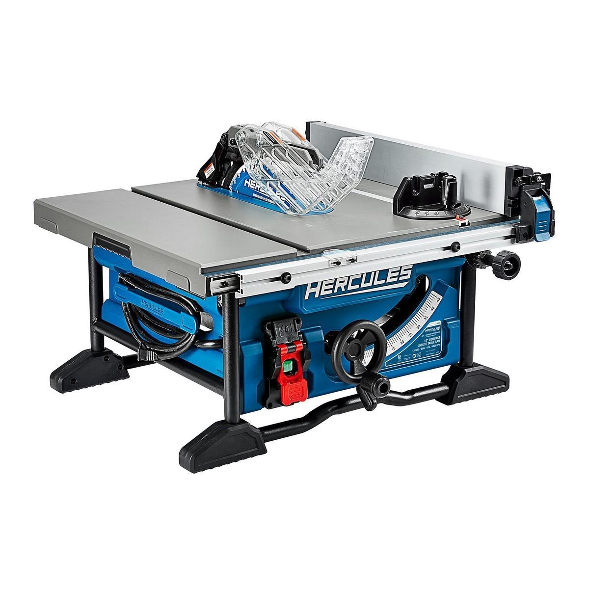 HERCULES 15 Amp, 10 in. Compact Jobsite Table Saw with Rack and Pinion Fence