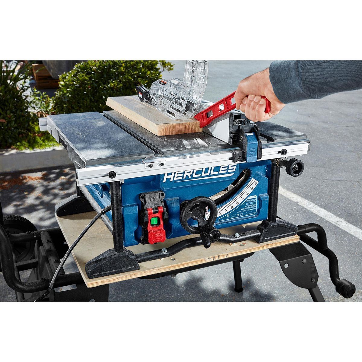HERCULES 15 Amp, 10 in. Compact Jobsite Table Saw with Rack and Pinion Fence