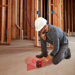 BAUER 50 ft. Self-Leveling 360° Horizontal Cross Line Laser Level