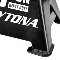 DAYTONA 6 Ton Heavy Duty Ratcheting Jack Stands, Black