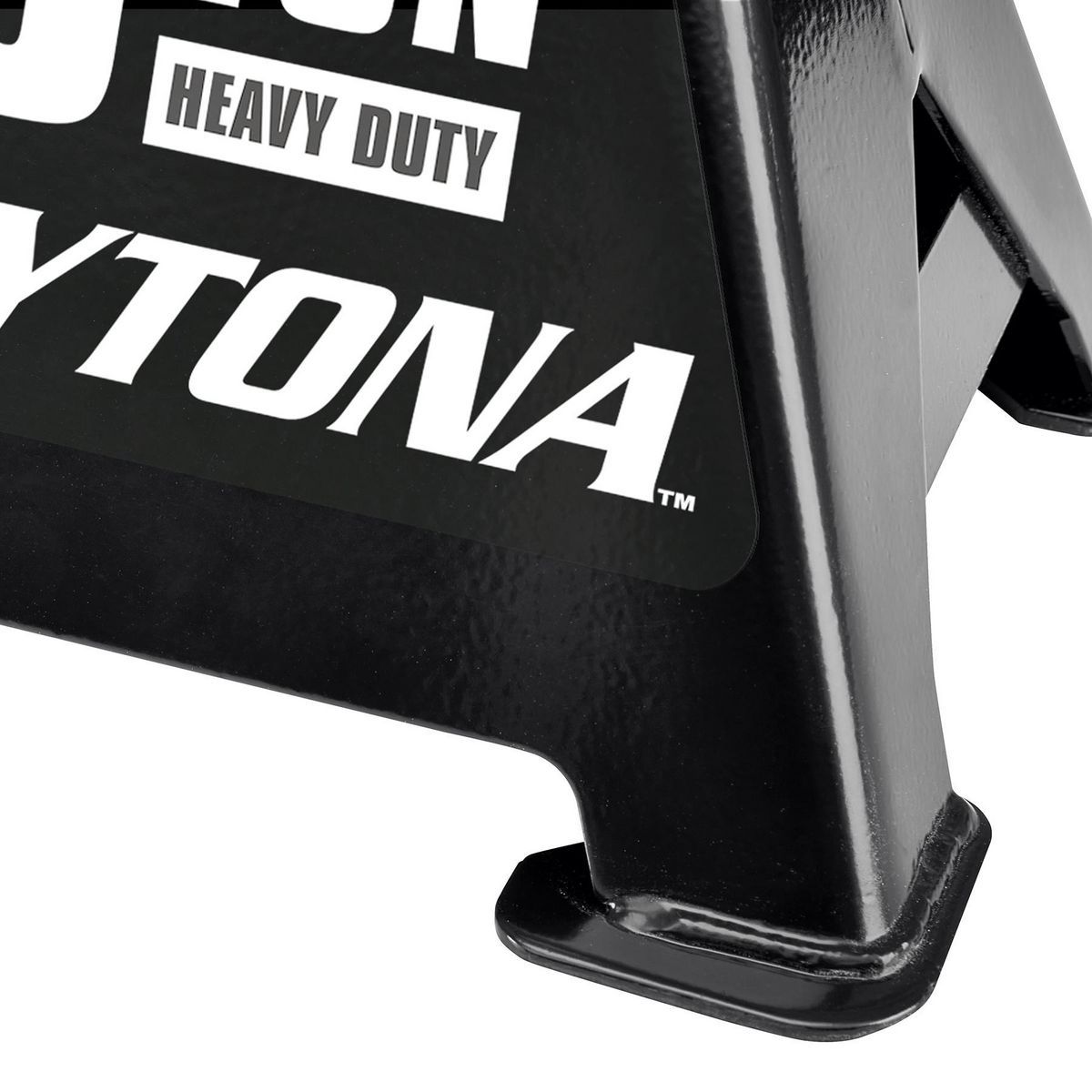 DAYTONA 6 Ton Heavy Duty Ratcheting Jack Stands, Black