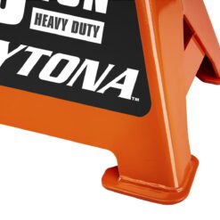 DAYTONA 6 Ton Heavy Duty Ratcheting Jack Stands, Orange