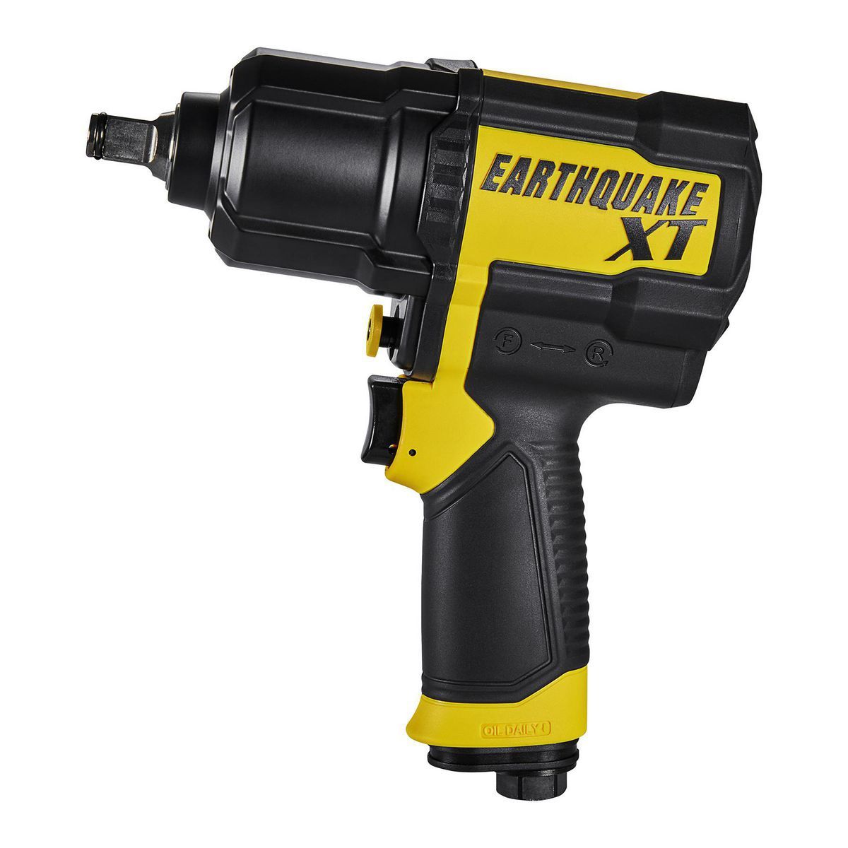 EARTHQUAKE XT 1/2 in. Composite Air Impact Wrench, Twin Hammer, 1200 ft. lbs. , Yellow